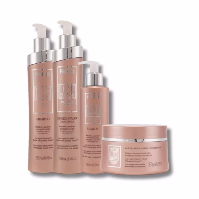 Kit Amend Luxe Creations Blonde Care (4 produtos)