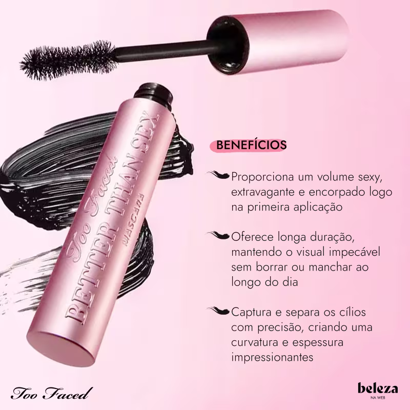 Too Faced Better Than Sex - Máscara para Cílios 8ml
