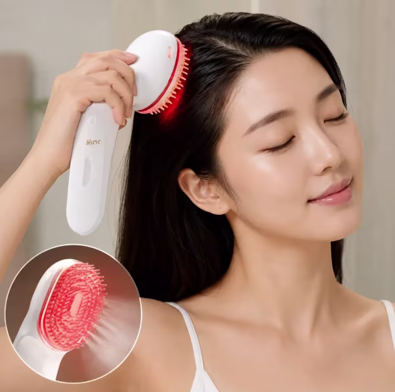Escova Massageador Lilyeve Elétrica Com Led Original Coreano