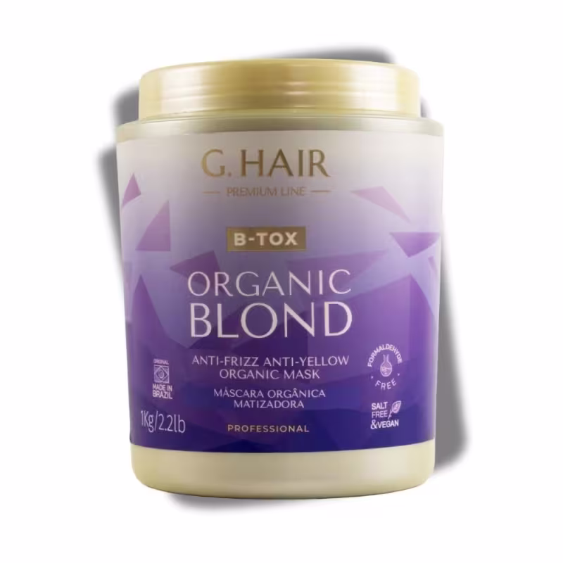 Botox Organic Blond G.hair Matização Cabelos Loiros 1kg