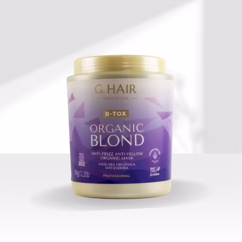 Botox Organic Blond G.hair Matização Cabelos Loiros 1kg