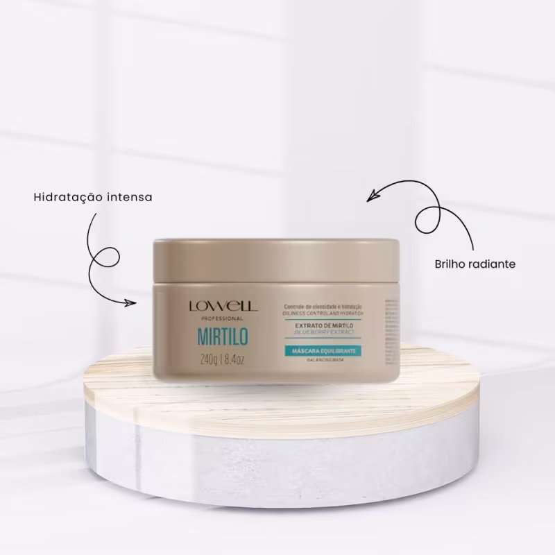Kit Lowell Mirtilo Equilíbrio Home Care ( 4 Produtos)