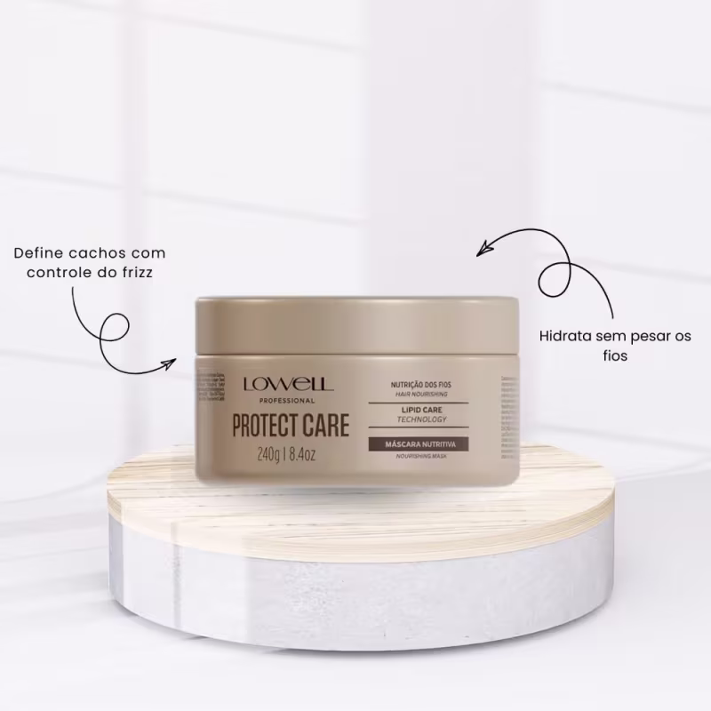 Kit Lowell Protect Care Shampoo Condicionador Máscara