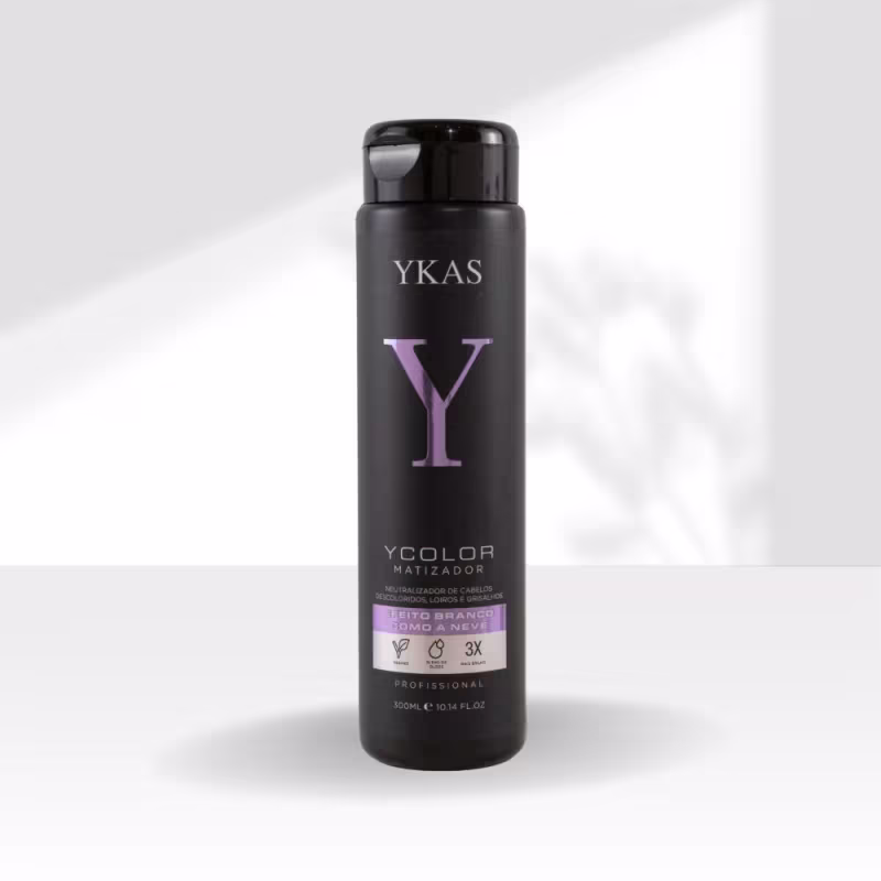 Máscara YKAS YColor Branco Como a Neve Cabelos Loiros 300 ml