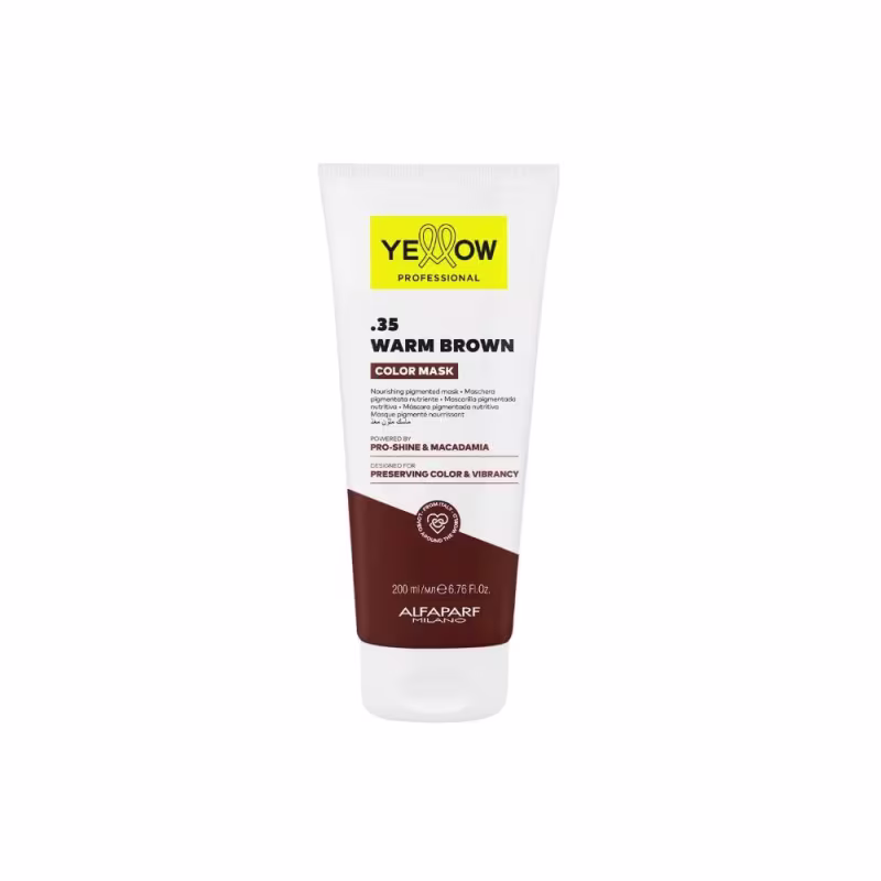 Mascara Yellow Professional Color Mask .35 Warm Browm 200 ml