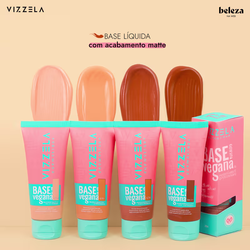 Base líquida com acabamento matte