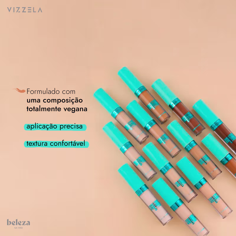 Formulado com uma composição totalmente vegana, aplicação precisa, textura confortável.