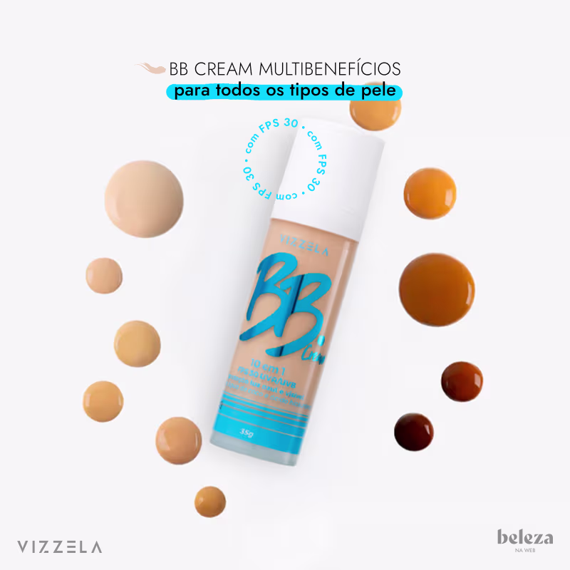 BB CREAM MULTIBENEFÍCIOS para todos os tipos de pele.