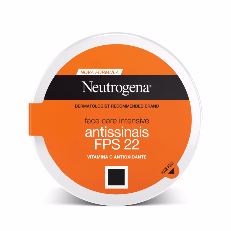 Neutrogena Face Care Intensive Antissinais FPS22 - Creme Redutor de Linhas 100g
