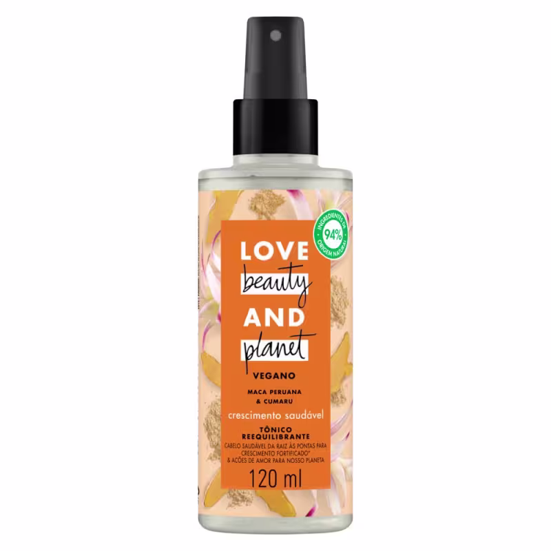 Love Beauty and Planet Crescimento Saudável - Tônico Capilar Reequilibrante 120ml