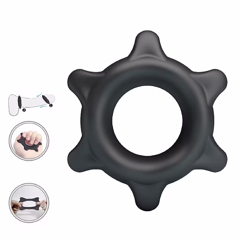 Anel Peniano de Silicone Ethaniel Crazy Bull  2,0 X 6,5cm