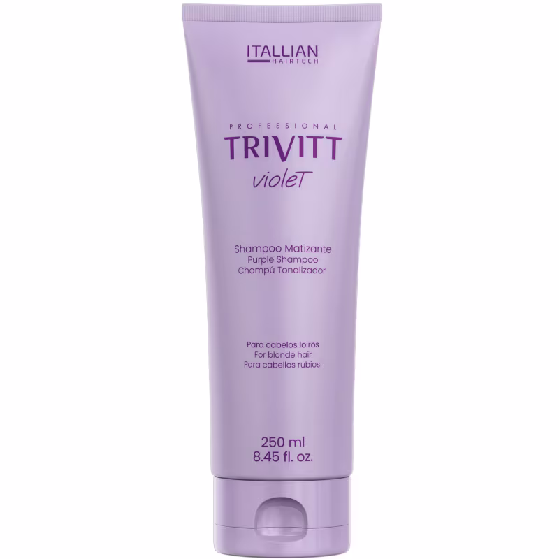 Kit Matizante Trivitt Violet 3pçs: (Sh250ml+Hidrat200g+Fluido30ml)