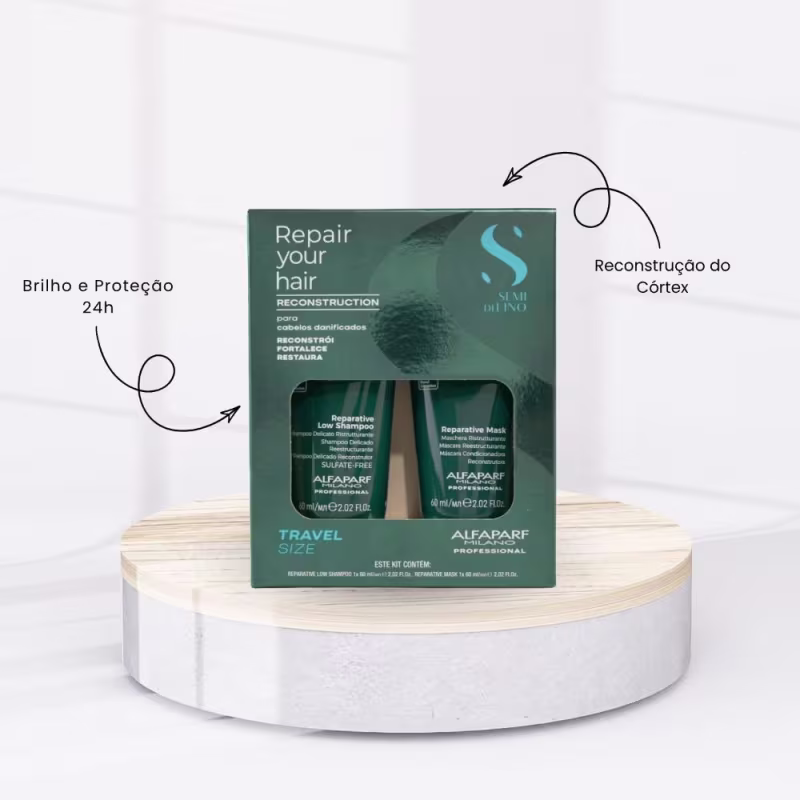Kit Alfaparf Reconstruction Reparação Intensiva 120 ml