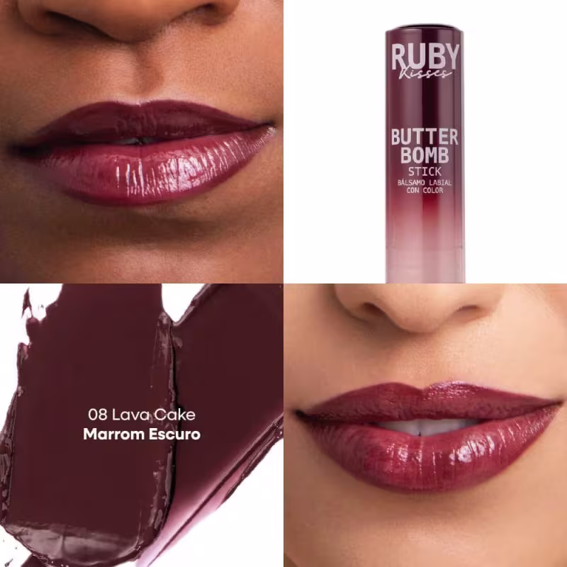 Ruby Kisses - Gloss Stick Butter Bomb - Lava Cake