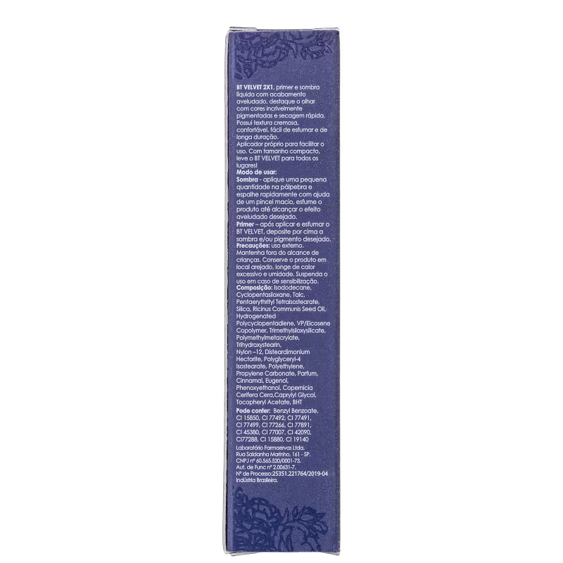 Bruna Tavares BT Velvet 2x1 Grey - Sombra Líquida 3ml