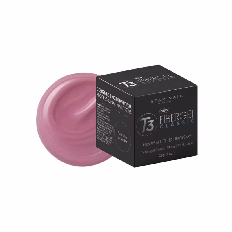 Gel Fibra Cuccio T3 Fibergel Natural Pink Estruturação 28 g