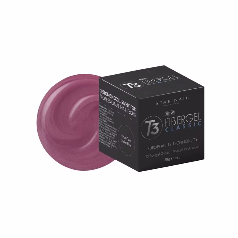 Gel Fibra Cuccio T3 Fibergel Dark Pink Estruturação 28 g