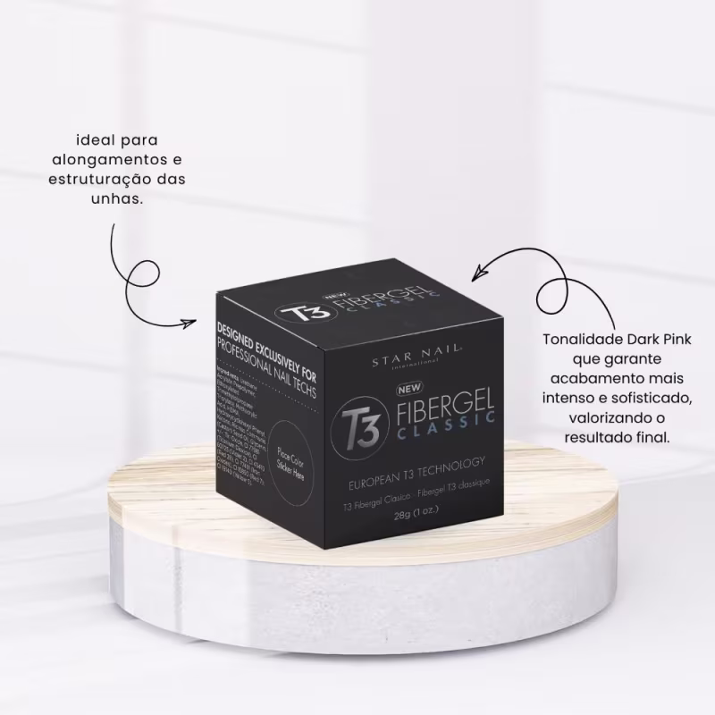 Gel Fibra Cuccio T3 Fibergel Baby Nude Estruturação 28 g