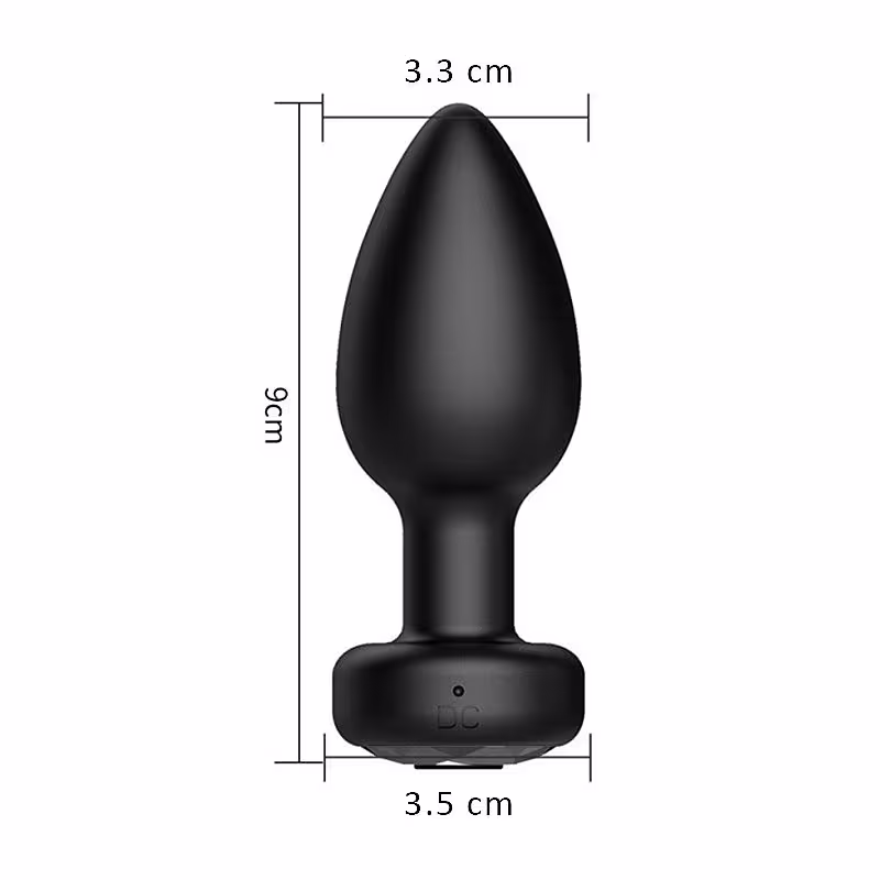Plug Anal com Vibração Cotrolado por APP À Longa Distância