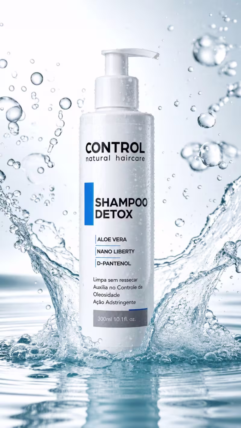 Shampoo Detox Control Natural Haircare Oleosidade Antirresíduo 300ml