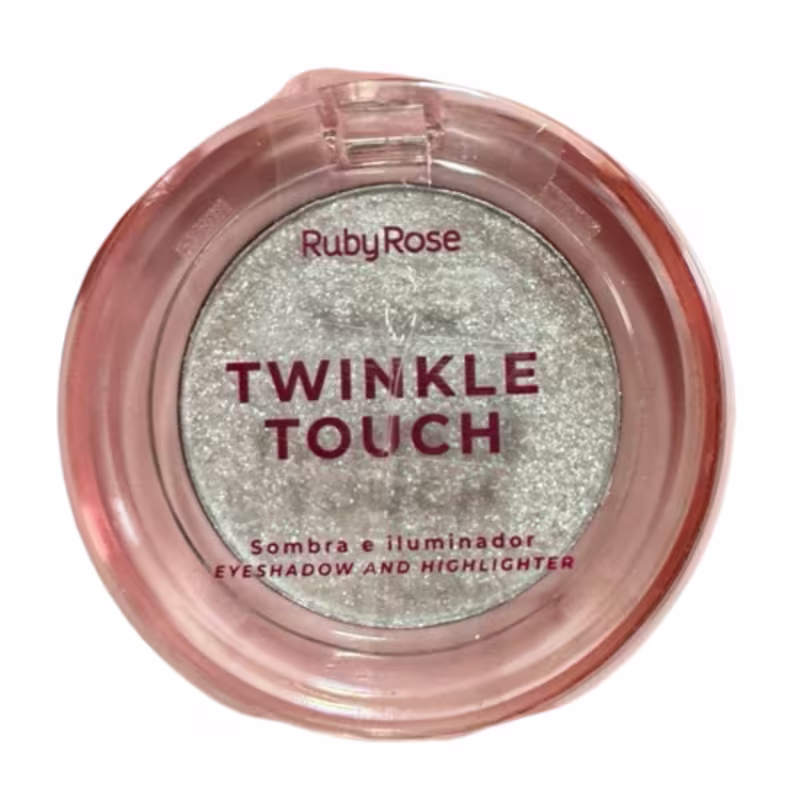 Ruby Rose Twinkle Touch Sombra e Iluminador HBM1004 6g Cor: Ice Glow