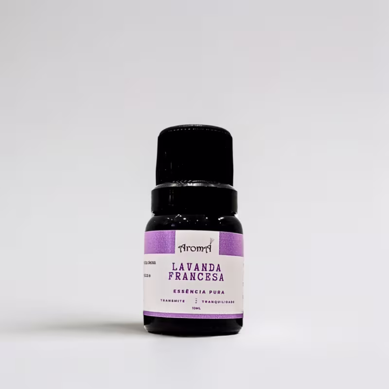Essência Aromática Pura Lavanda Francesa Aromá 10ml - Tranquilidade