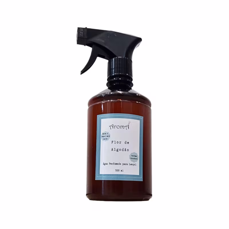 Água Perfumada para Lençol Spray Flor de Algodão Aromá 500ml