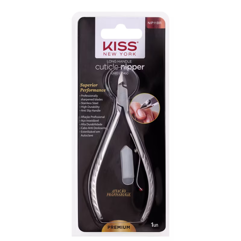 Kiss New York Profissional Cabo Longo - Alicate de Cutículas