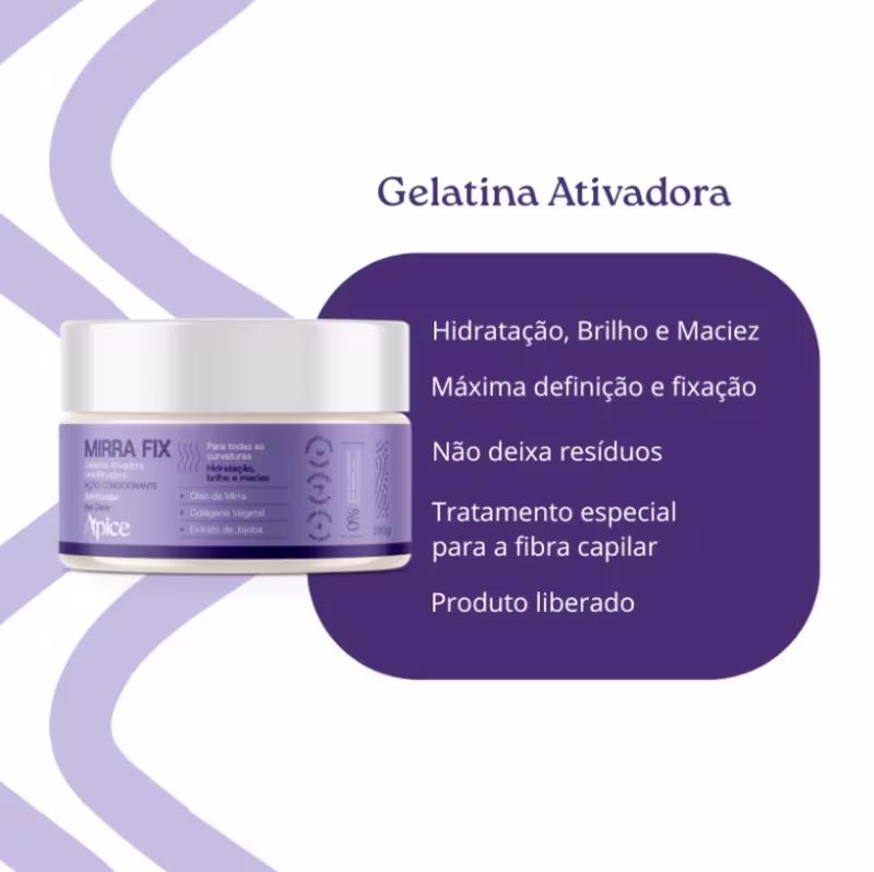 Apice Mirra Fix Kit Ativador e Gelatina - 2 Itens
