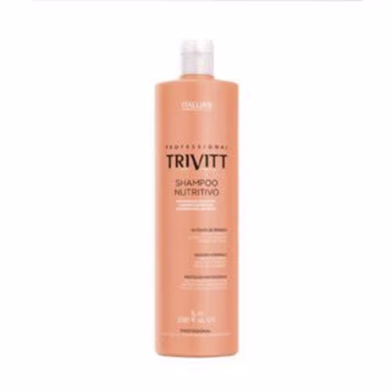 Trivitt Shampoo Nutritivo Profissional 1L – Limpeza Suave, Brilho Intenso e Nutrição Profunda