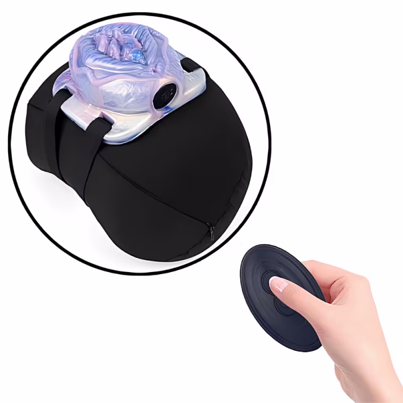 Vibrador para Almofada Alien com Controle Remoto 12,2cm x 6,5cm Recarregável