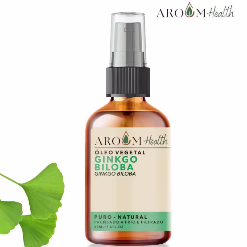 Aroom Aromaterapia Ginkgo Biloba - Óleo Vegetal 50ml