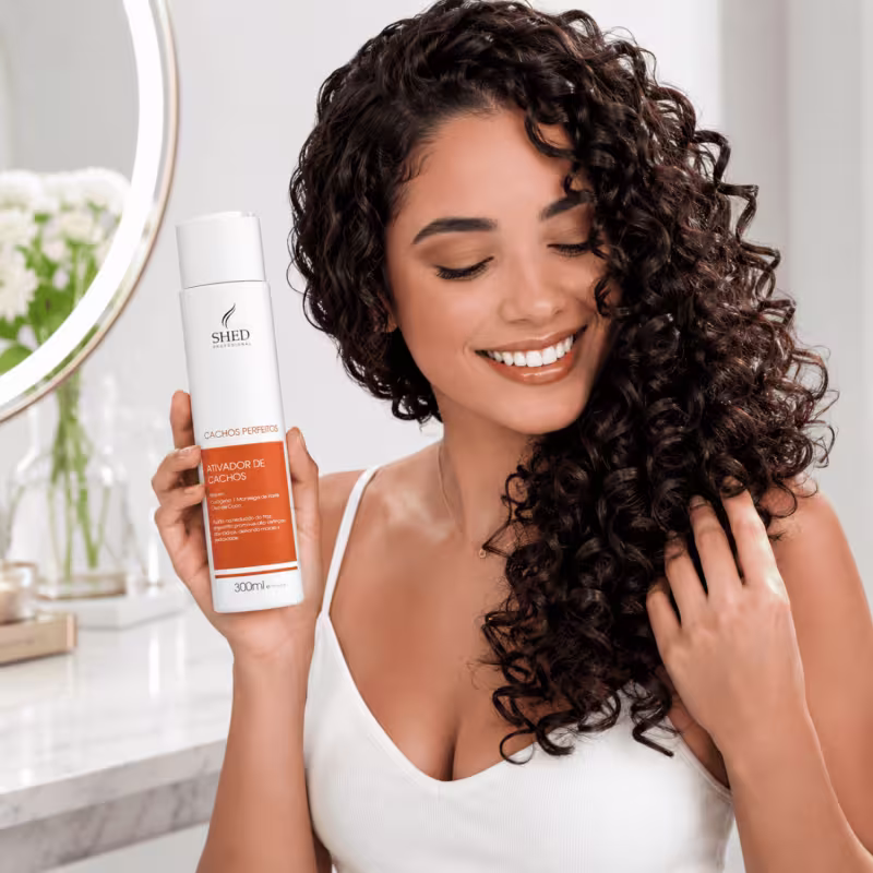 Ativador de Cachos 300ml Cachos Perfeitos: Definição e Controle do Frizz | Shed Professional
