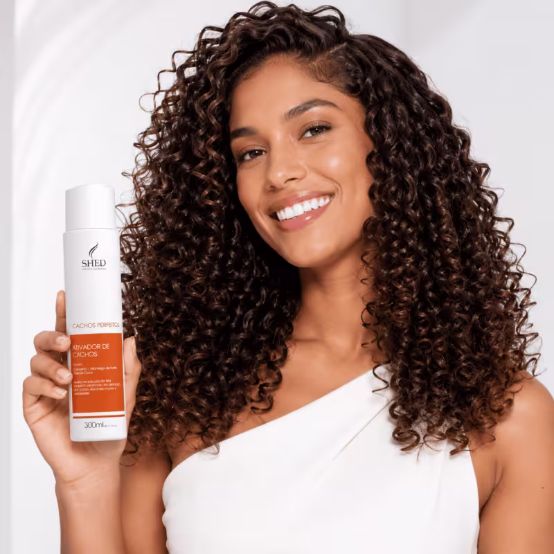 Ativador de Cachos 300ml Cachos Perfeitos: Definição e Controle do Frizz | Shed Professional