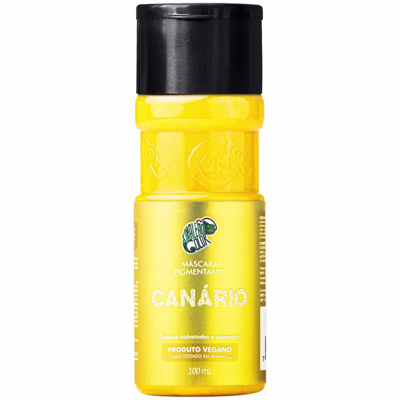 Máscara Pigmentante Kamaleão Color Canário, 100ml.