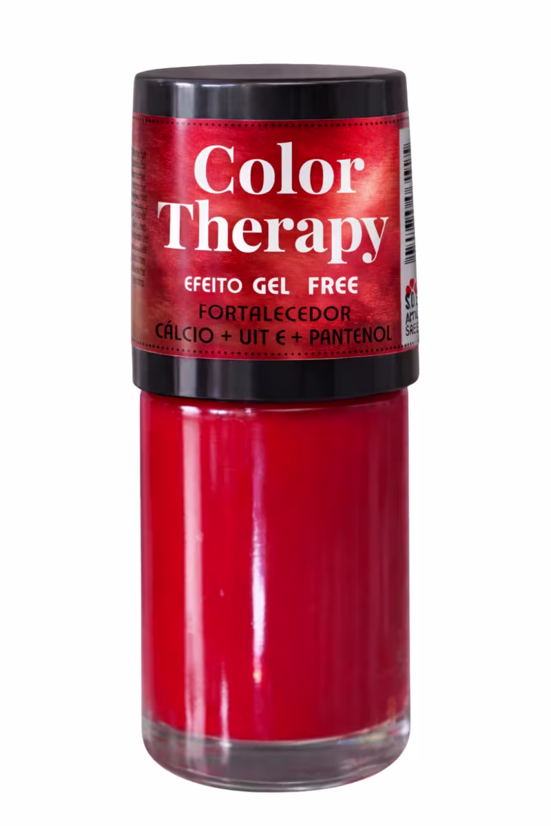 Amusant Esmalte Gel Color Therapy Fortalecedor Fogo Paixão 9ml