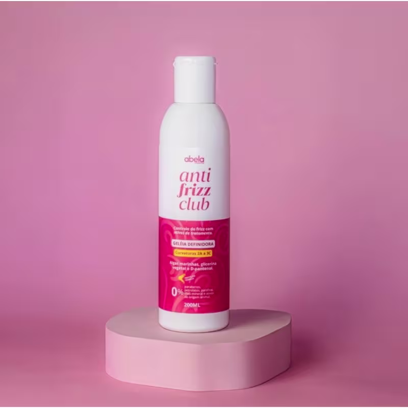Geléia Definidora Anti Frizz Club Abela 200ml