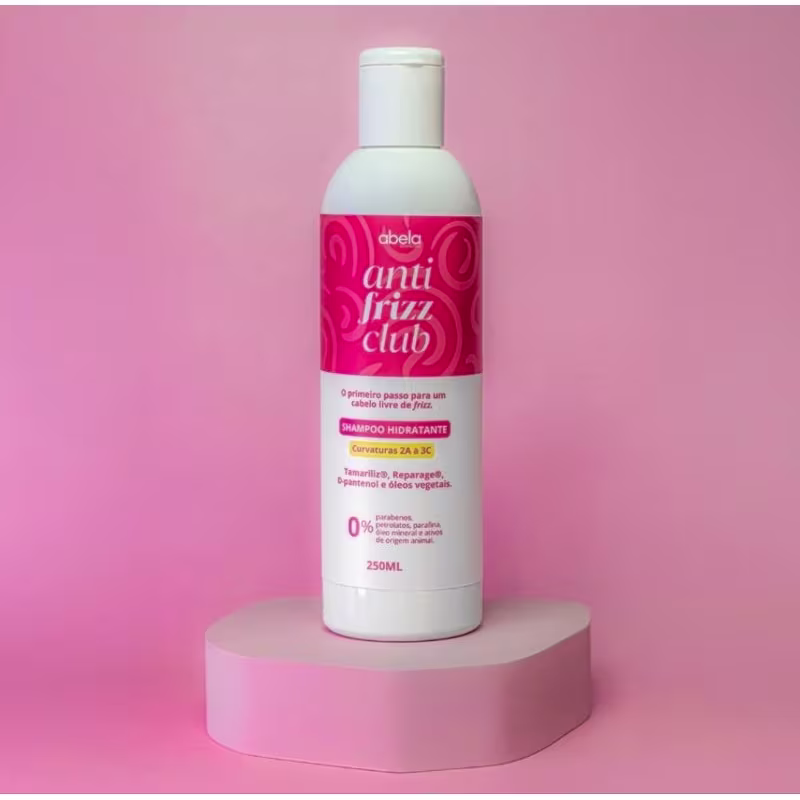 Shampoo Hidratante Anti Frizz Club Abela 250ml