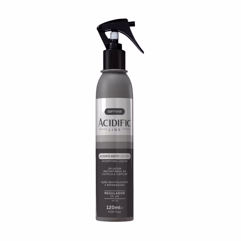 Acidificante Capilar Soft Hair 120ml Tratamento Regula Ph