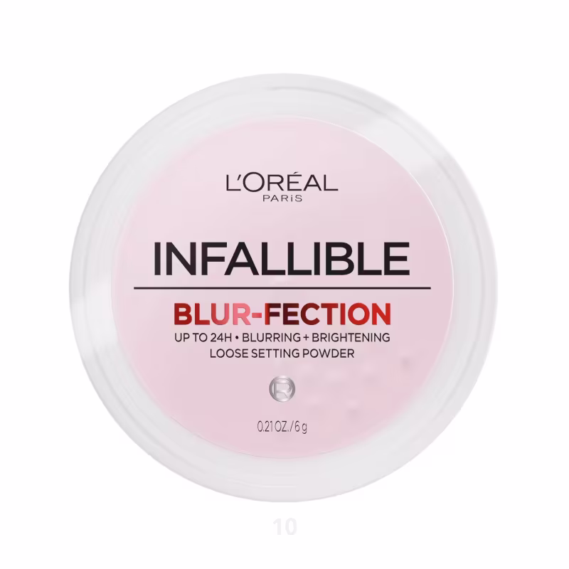 Loreal Paris Pó Infallible Blur-Fection Longwear Loose Setting Powder - 10 LIGHT PINK