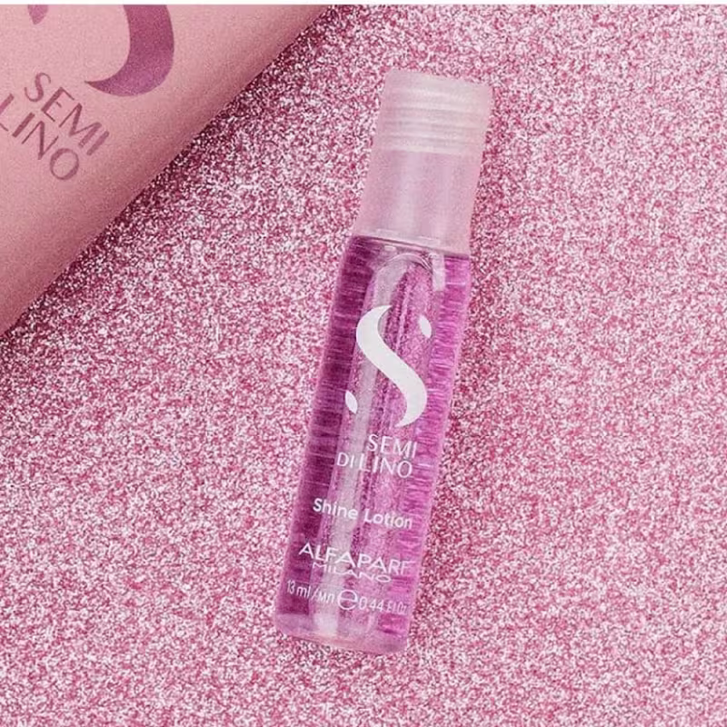 Kit Ampola Rosa Alfaparf Semi Di Lino Sublime Shine Lotion (12x13ml)
