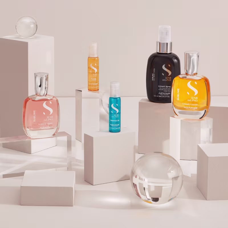 Ampola de Tratamento Capilar Alfaparf Semi di Lino Sublime Essential Oil, 13ml.