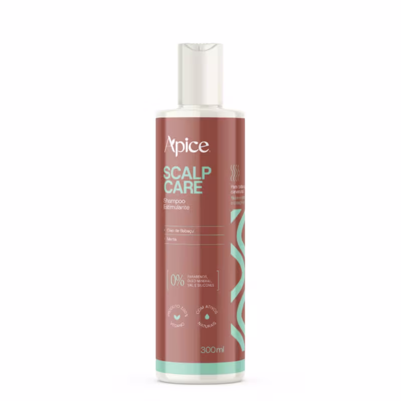 Duo Shampoo Estimulante e Tônico Scalp Care 300ml – Apice | Reduz a queda e estimula o crescimento