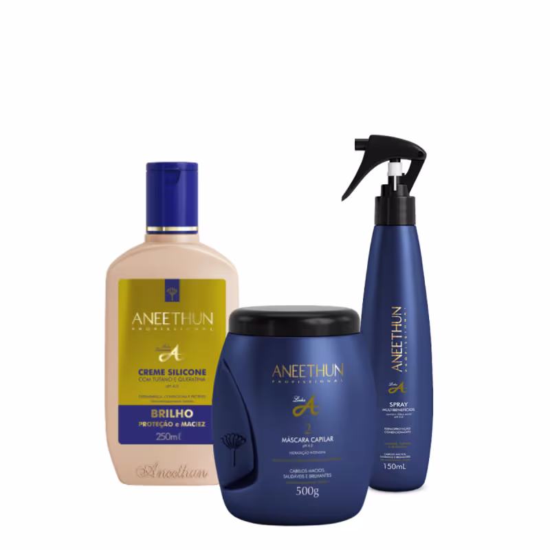 Aneethun Kit Linha A Hidratação Imediata 3 Produtos