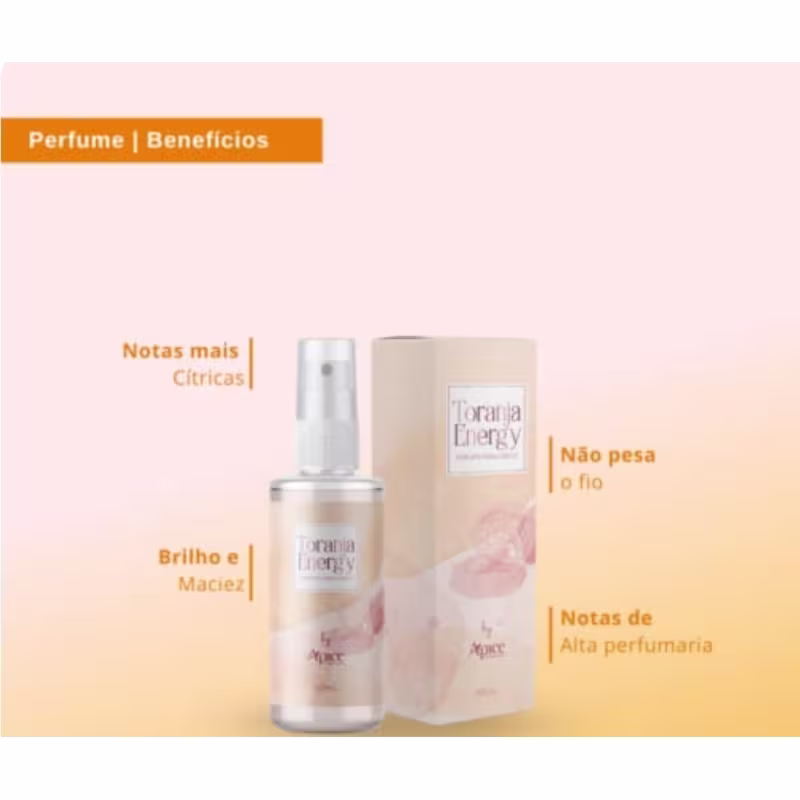 Apice Cosméticos Toranja Energy - Perfume Capilar 60ml