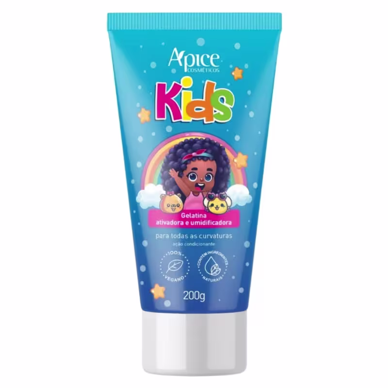 Apice Kids Kit Gelatina Ativadora + Creme de Pentear Condicionante