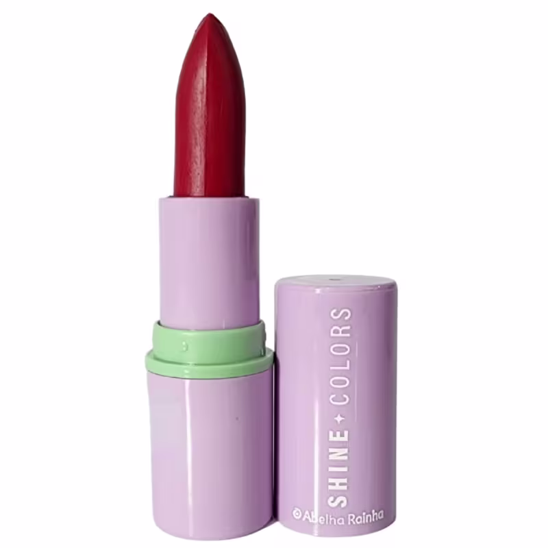 Abelha Rainha Shine Colors Batom Brilho Intenso Marsala FPS 15 3,7g