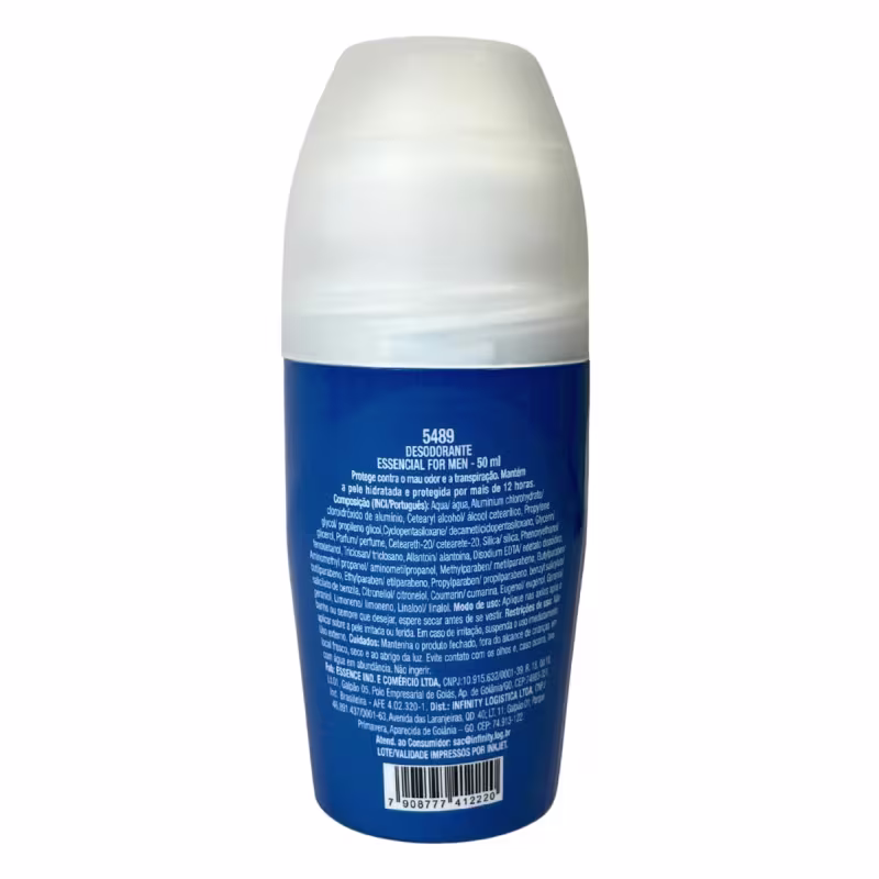 Desodorante Roll-on Antitranspirante Essencial For Men / Para Homem Abelha Rainha 50ml