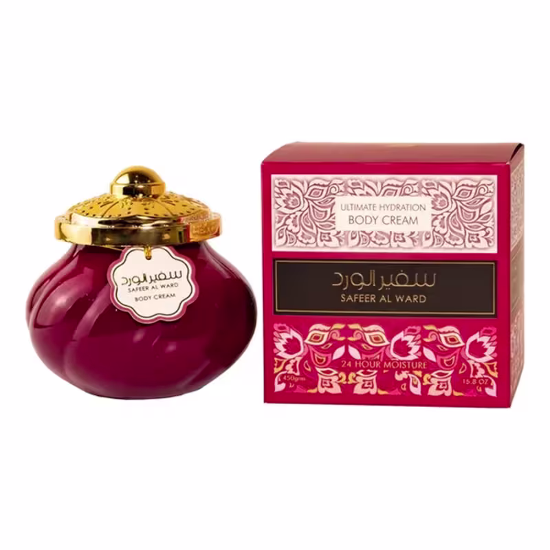 Ard Al Zaafaran Safeer Al Ward UIltimate Body Cream 450g