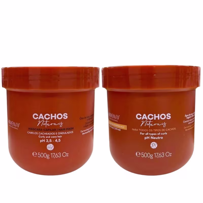 Kit Arvensis Cosméticos Naturais Cachos Naturais Dupla Ação, 2 produtos.